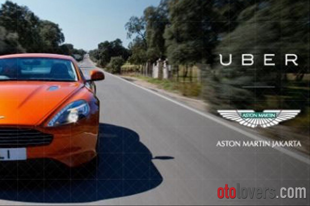 Unduh Uber bisa naik Aston Martin di Jakarta
