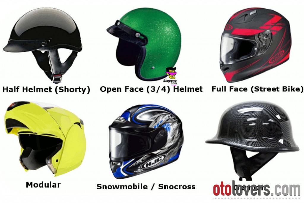 Jenis-jenis helm, yang mana punya Otolovers?