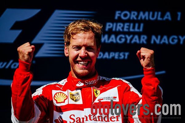 Sebastian Vettel menangi F1 Hungarian GP F1