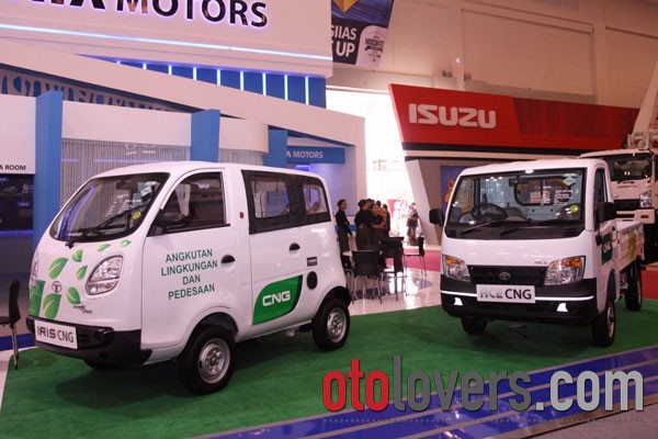 GIIAS tampilkan pick up  bahan bakar CNG  Tata Ace & Iris