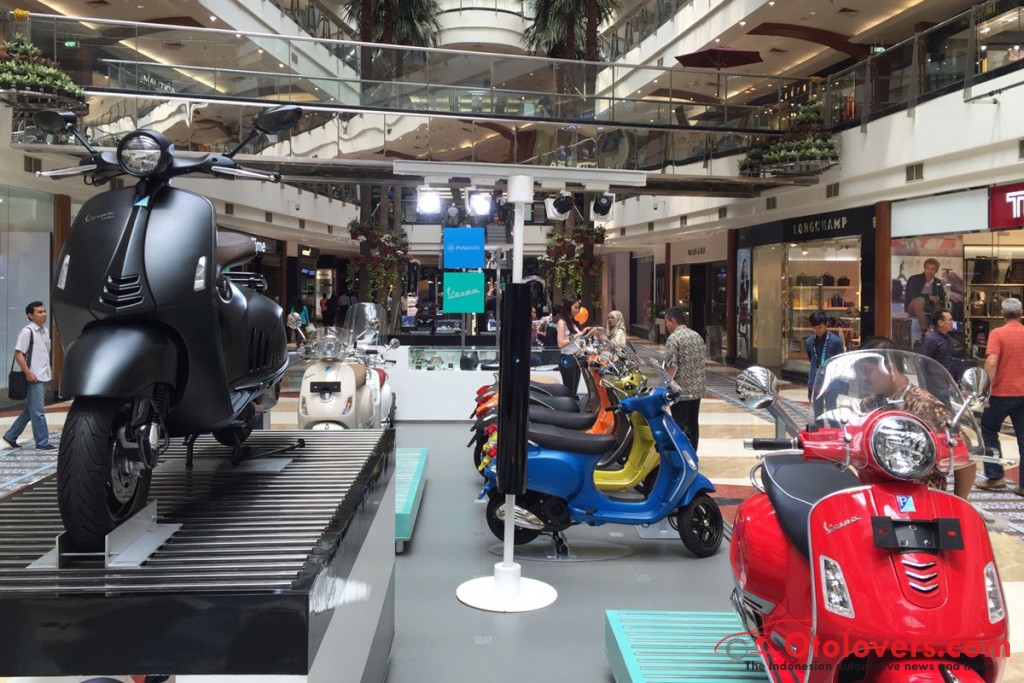 Piaggio, Vespa, Moto Guzzi, dan Aprilia puas pameran di PI Mall