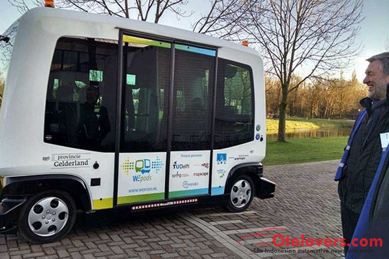 WEpod, mobil tanpa sopir untuk angkutan umum di Belanda