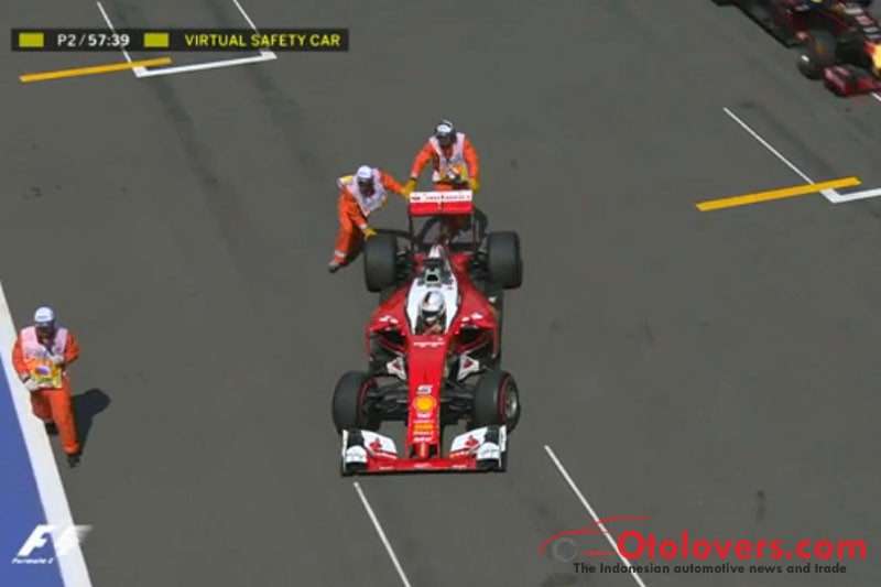 Vettel dihukum pengurangan lima posisi start karena ganti gearbox