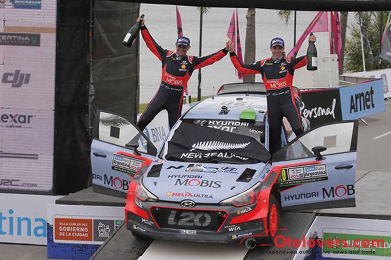 Paddon dan Hyundai i20 menangi FIA WRC Argentina