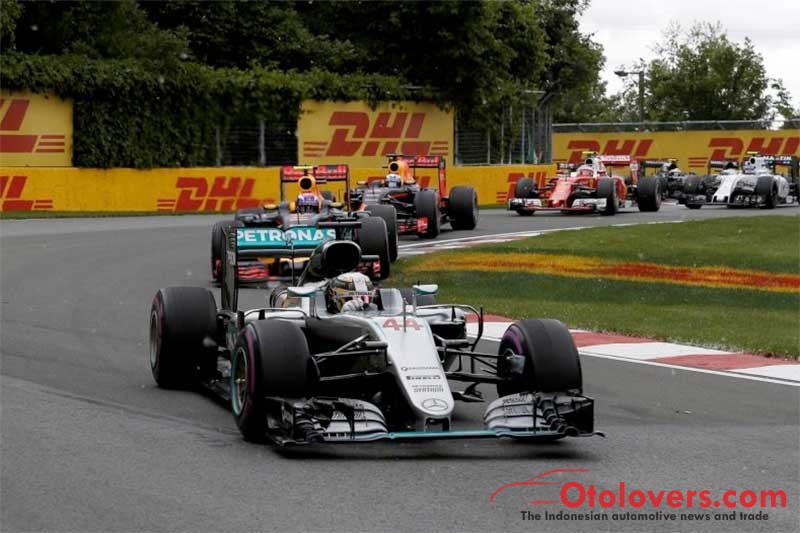 Hamilton menangi balap Formula 1 Kanada