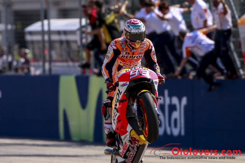 Marc Marquez menang lagi di MotoGP Aragon, duo Yamaha kedua ketiga