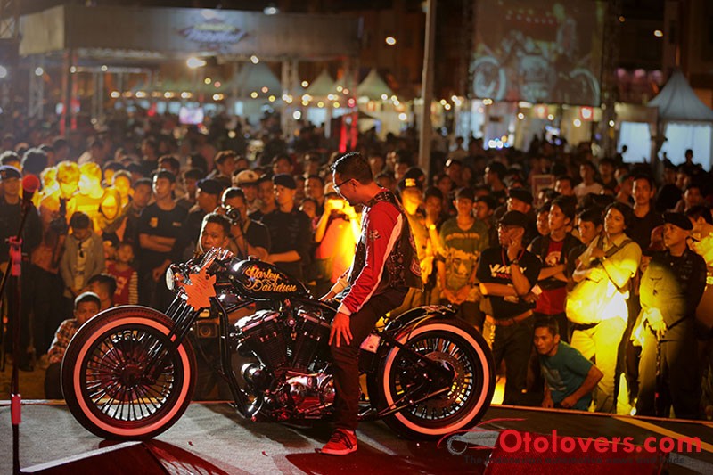 Motor-motor juara kontes modifikasi Palembang