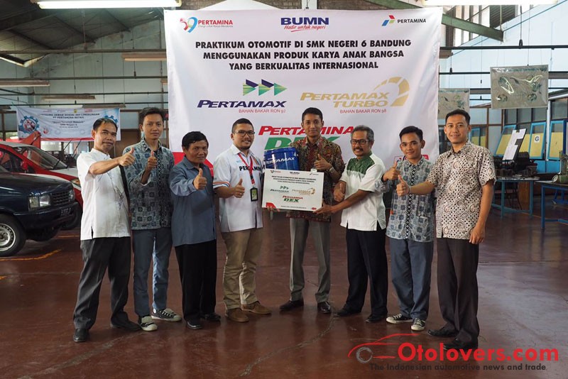 Pertamina promosikan Pertamax Series di SMK Bandung