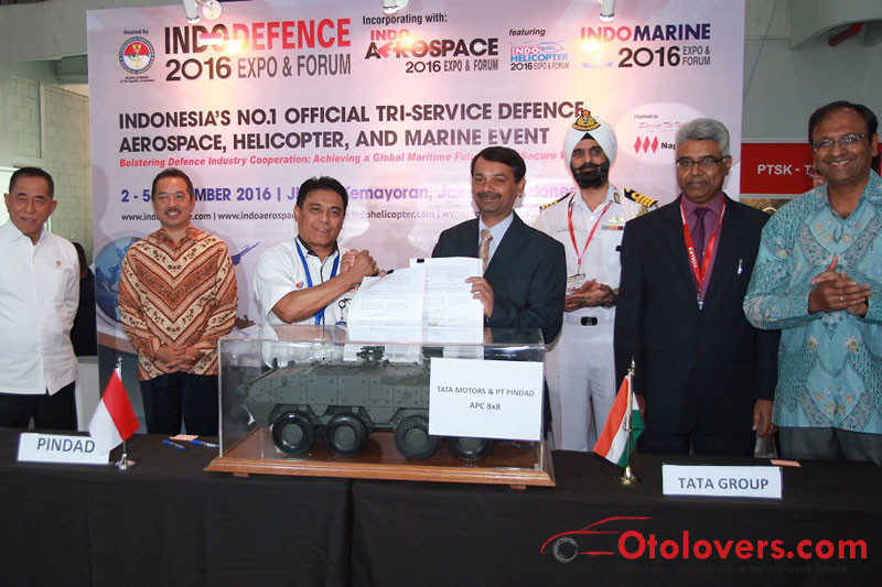 Tata dan Pindad akan bangun perakitan kendaraan militer di Indonesia