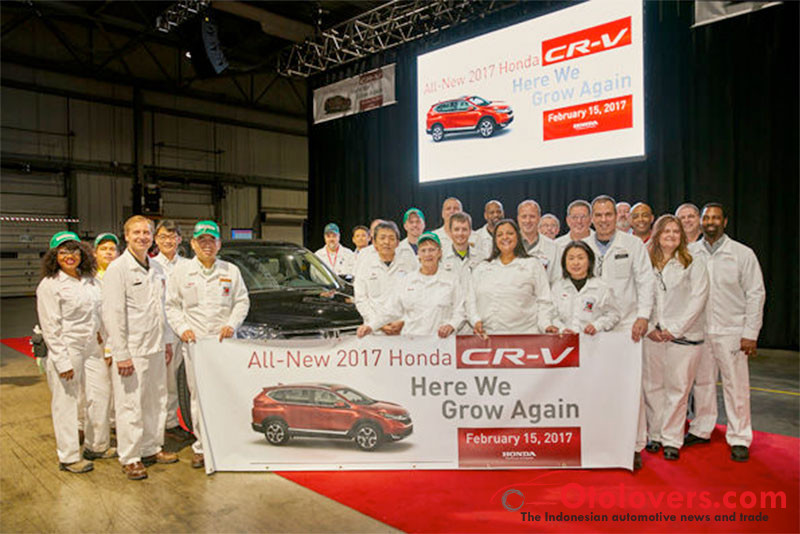 Honda pindahkan produksi CR-V dari Mexico ke Indiana, AS