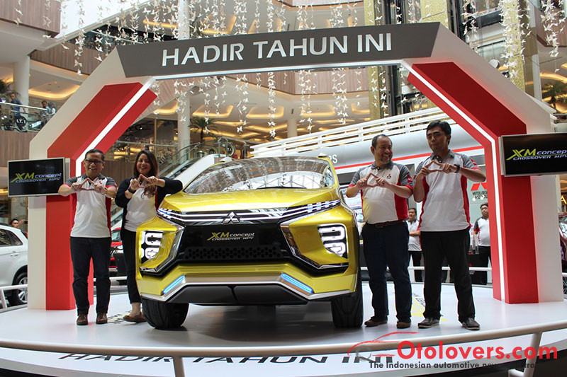 Sebelum rilis tahun ini, Mitsubishi XM Concept hadir di Bandung