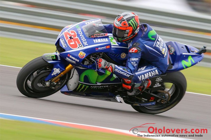 Duo Yamaha naik podium MotoGP Argentina, Marquez jatuh