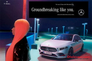 Mercedes-Benz gandeng Nicki Minaj untuk iklan A-Class baru