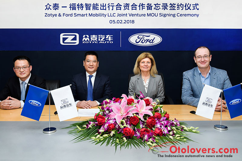 Ford dan Zotye siapkan mobil listrik untuk angkutan di China