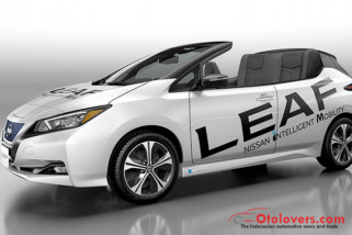 Nissan pamer Nissan LEAF versi terbuka