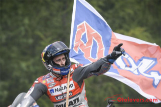 Ducati dominasi podium MotoGP Brno, setelah duel dengan Marquez